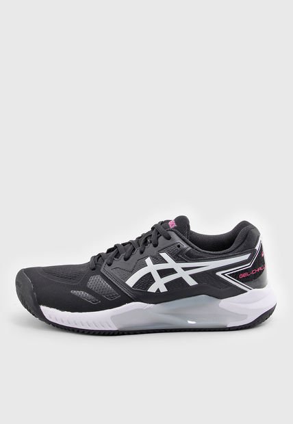 Tenis para Tennis Negro-Blanco-Fucsia asics GEL-Challenger 13 Clay
