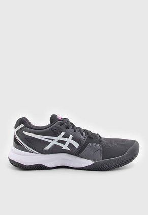 Tenis para Tennis Negro-Blanco-Fucsia asics GEL-Challenger 13 Clay