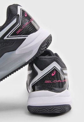 Tenis para Tennis Negro-Blanco-Fucsia asics GEL-Challenger 13 Clay