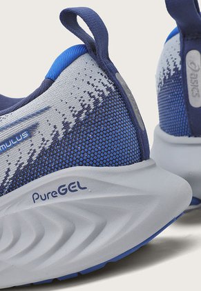 Tenis Running Gris-Azul asics Gel-Cumulus 25