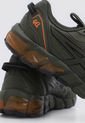 Tenis Lifestyle Verde-Negro-Naranja asics Gel Quantum 90 de Asics