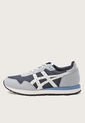 Tenis Lifestyle Azul Navy-Marfil-Gris asics Tiger Runner II de Asics