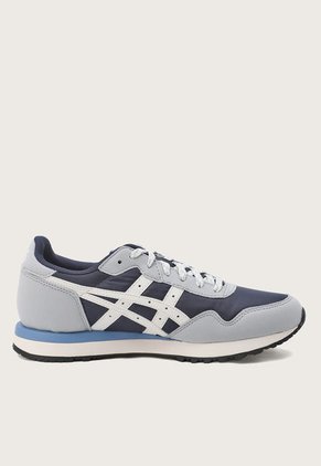 Tenis Lifestyle Azul Navy-Marfil-Gris asics Tiger Runner II