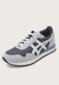 Tenis Lifestyle Azul Navy-Marfil-Gris asics Tiger Runner II de Asics