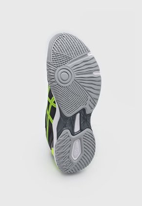 Tenis Volleyball Negro-Amarillo Neón-Gris asics Gel-Rocket 10