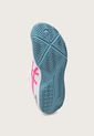 Tenis Padel Blanco-Fucsia-Celeste asics Gel-Dedicate 8 de Asics