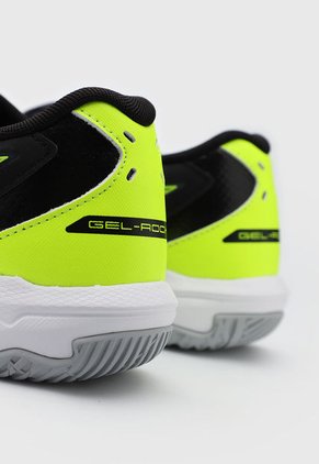Tenis Volleyball Negro-Amarillo Neón-Gris asics Gel-Rocket 10