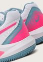 Tenis Padel Blanco-Fucsia-Celeste asics Gel-Dedicate 8 de Asics