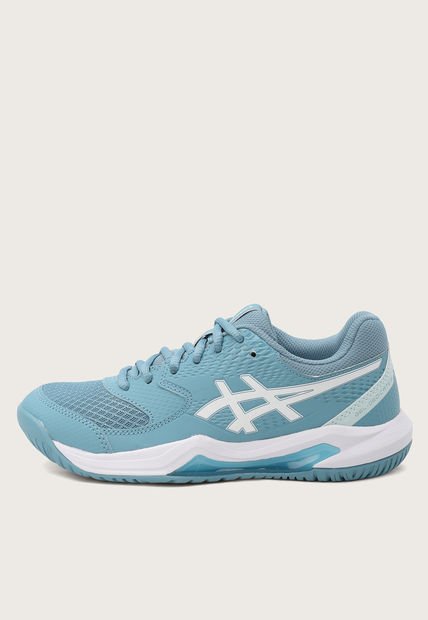 Tenis para Tennis Celeste-Blanco asics Gel-Dedicate 8
