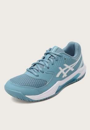 Tenis para Tennis Celeste-Blanco asics Gel-Dedicate 8