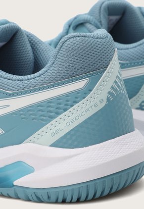 Tenis para Tennis Celeste-Blanco asics Gel-Dedicate 8