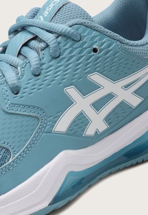 Tenis para Tennis Celeste-Blanco asics Gel-Dedicate 8
