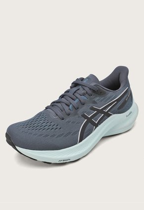 Tenis Running Gris-Negro-Blanco asics GT-2000 12