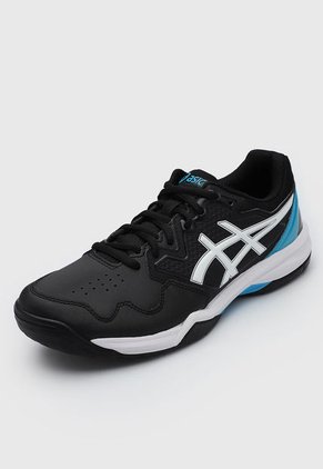 Tenis para Tennis Negro-Azul-Blanco asics Gel-Dedicate 7
