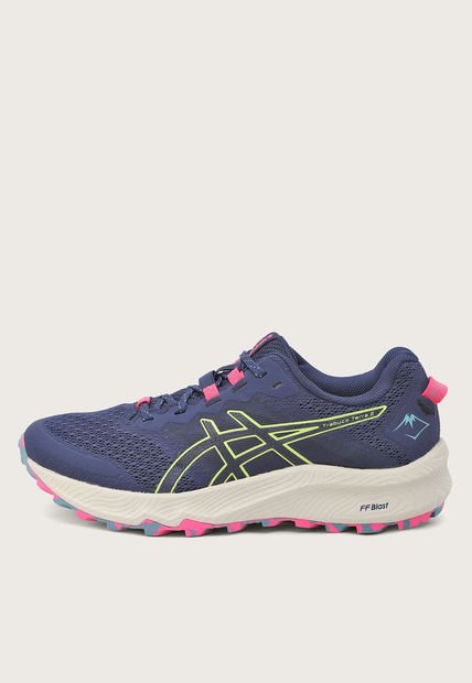 Trail Running Azul Índigo-Amarillo-Fucsia asics Trabuco Terra 2