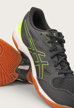 Tenis Volleyball Negro-Blanco-Amarillo Neón asics Gel-Rocket 11