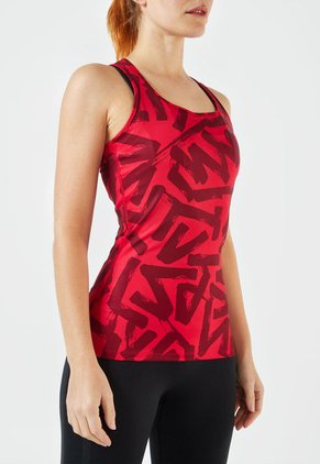 Esqueleto Rojo-Vinotinto asics