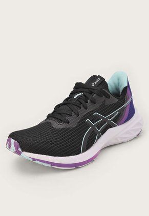 Tenis Running Negro-Violeta-Aguamarina asics Versablast 3