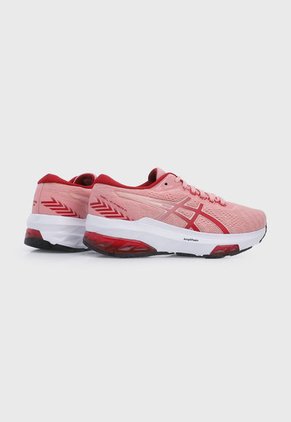 Tenis Running Rosa-Rojo-Dorado asics Gel Kimera