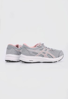 Tenis Running Gris-Palo Rosa asics Gel Contend 8