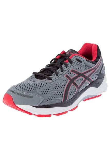 Running Gris-Negro-Rojo asics Gel - Fortitude7