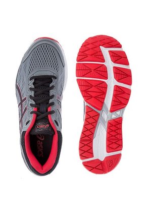 Running Gris-Negro-Rojo asics Gel - Fortitude7