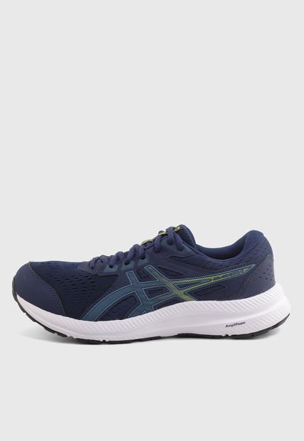 Tenis Running Azul-Amarillo-Blanco asics Gel-Contend 8