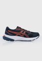 Tenis Running Azul Navy-Naranja-Blanco asics Gel Nagoya 4 de Asics