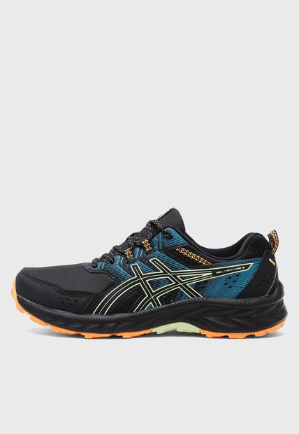 Tenis Trail Negro-Multicolor asics GEL-Venture 9