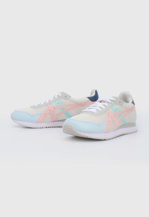 Tenis Lifestyle Beige-Rosa-Verde Menta asics Tiger Runner