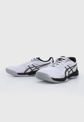 Tenis Volleyball Blanco-Negro-Gris asics Upcourt 5