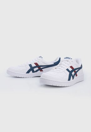 Tenis Lifestyle Blanco-Azul Navy-Vino Tinto asics Japan S