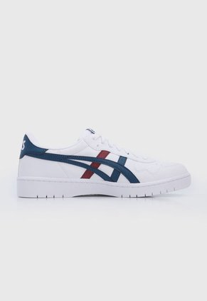 Tenis Lifestyle Blanco-Azul Navy-Vino Tinto asics Japan S