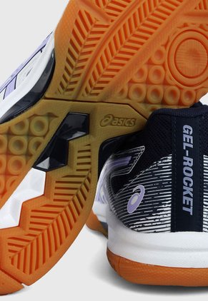Tenis  Volleyball Lila-Blanco-Azul asics Gel-Rocket 9