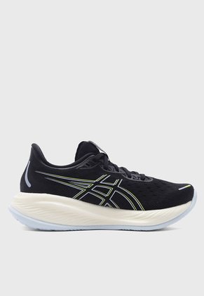 Tenis Running Negro-Marfil-Celeste asics GEL-Cumulus 26