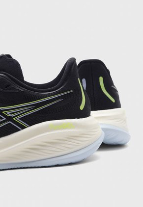 Tenis Running Negro-Marfil-Celeste asics GEL-Cumulus 26