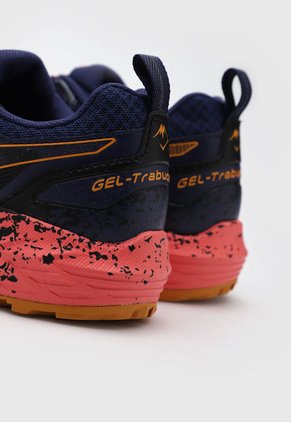 Trail Running Azul Índigo-Coral-Ocre asics Gel-Trabuco Terra