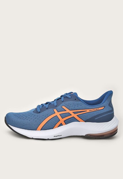 Tenis Running Azul-Naranja-Negro asics Gel-Pulse 14