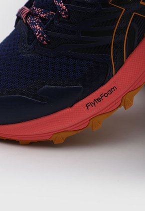 Trail Running Azul Índigo-Coral-Ocre asics Gel-Trabuco Terra
