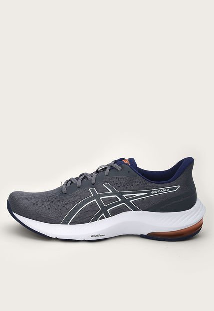 Tenis Running Gris-Naranja-Azul asics Gel-Pulse 14