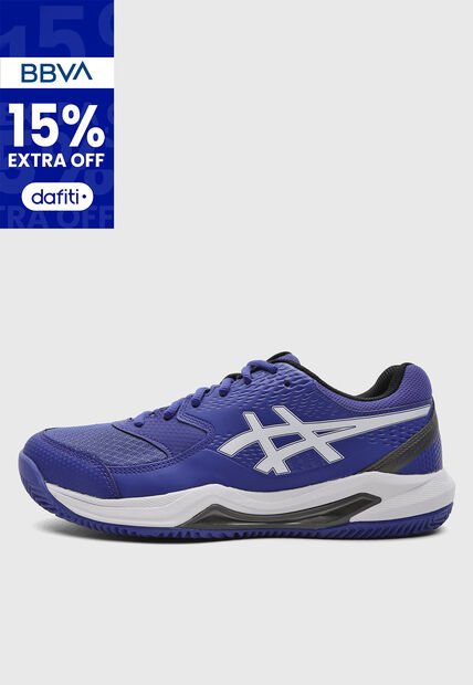 Tenis asics Dedicate 8 Clay Azul