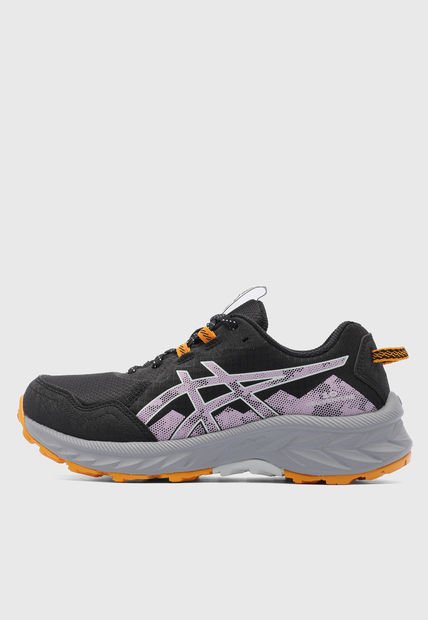 Tenis Running Negro-Gris-Rosa asics Gel-Venture 10