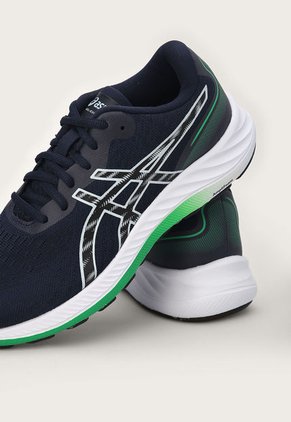 Tenis Running Azul-Verde Neón-Negro asics Gel-Excite 9