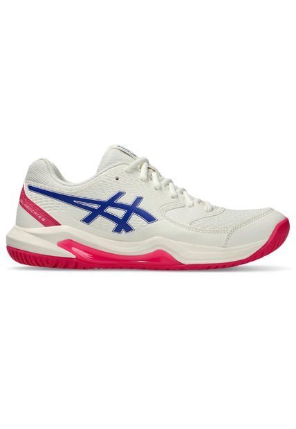 Tenis Asics Gel-Dedicate 8 Cps Mujer-Blanco/Fucsia