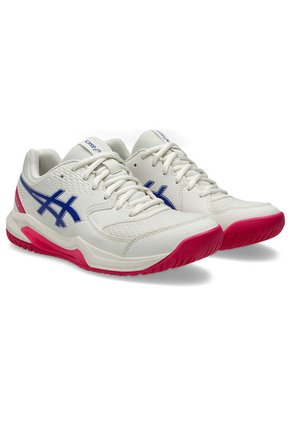 Tenis Asics Gel-Dedicate 8 Cps Mujer-Blanco/Fucsia
