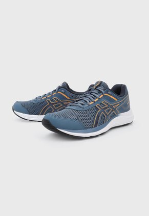 Tenis Training Azul-Naranja-Blanco asics Kabuki