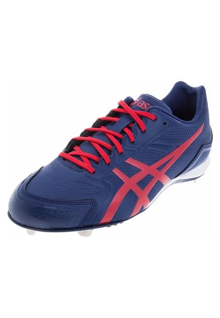 Tenis para Beisbol  Azul-Rojo asics Base Burner
