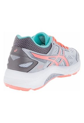 Running Gris-Plateado-Verde Menta-Naranja Neón asics Gel-Fortitude 7