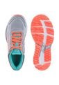 Running Gris-Plateado-Verde Menta-Naranja Neón asics Gel-Fortitude 7 de Asics