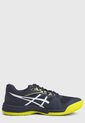 Tenis Volleyball Azul-Blanco-Verde asics Upcourt 4 de Asics